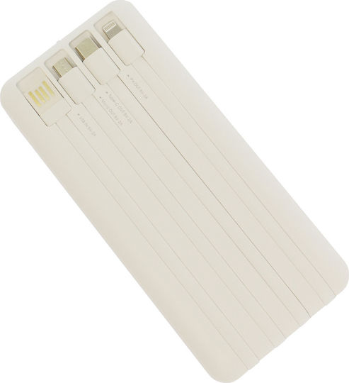 Remax Astro Power Bank 10000mAh with 6 USB-A Ports White vue 6