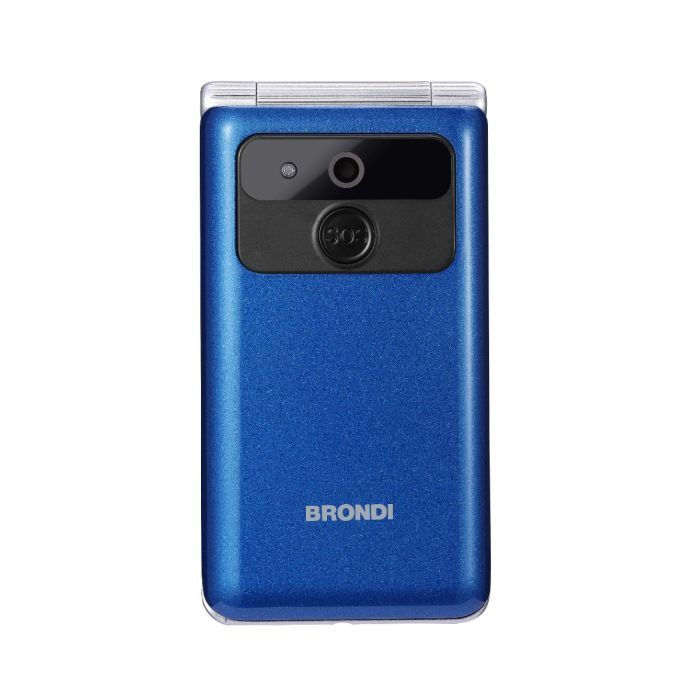 Brondi Amico Prezioso Dual SIM Mobile with Large Buttons Blue view 2