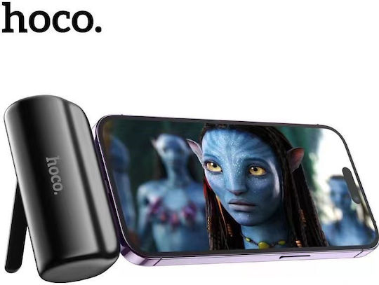 Hoco J106 Pocket Lightning Power Bank 5000mAh White view 4