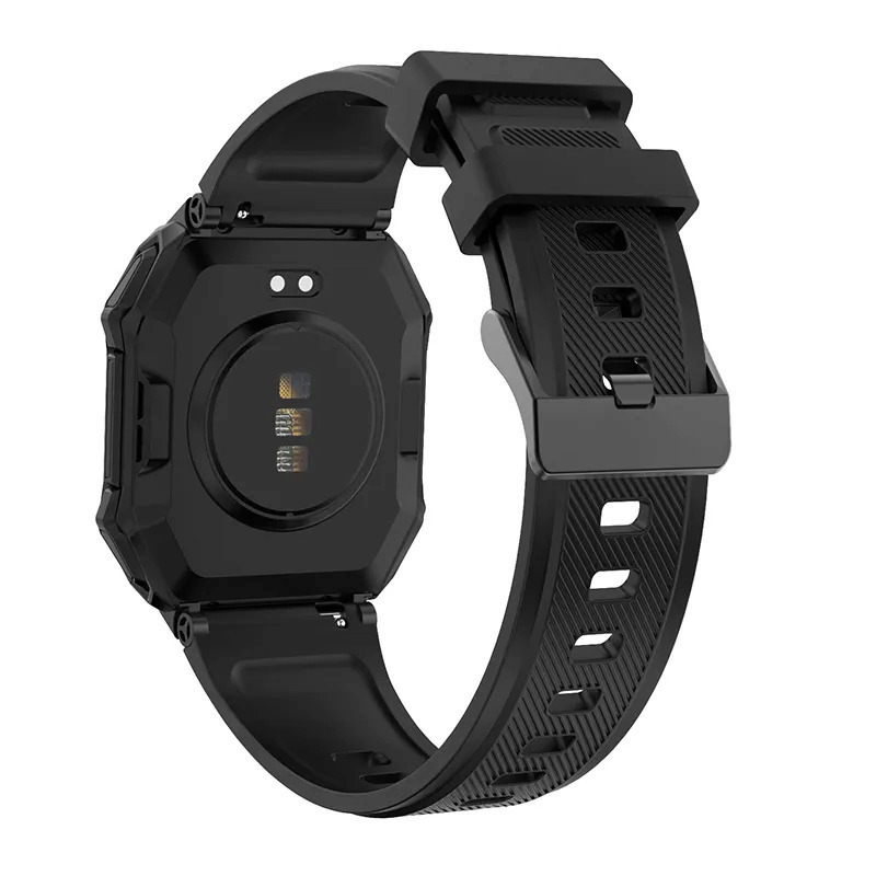 UrbanFiT Aluminium Smartwatch with Heart Rate Monitor (Black) vue 4