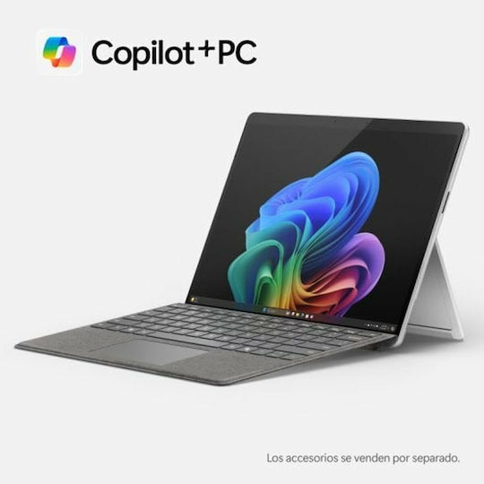 Microsoft Surface Pro Copilot+ PC (11th Edition) 13" Tablet (16GB/256GB/Snapdragon X Plus/Windows 11 Home) Platinum view 3