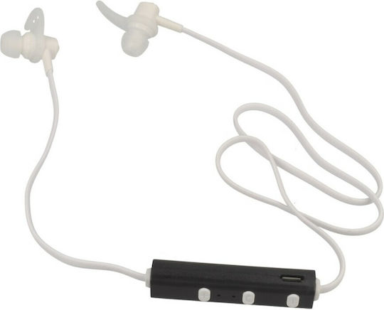 MS-606G In-ear Bluetooth Handsfree Earphones White view 2