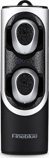 Fineblue RWS-X8 In-ear Bluetooth Handsfree Earphones with Charging Case Black / Gray view 2