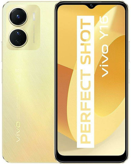 Vivo Y16 Dual SIM (4GB/128GB) Drizzling Gold view 1