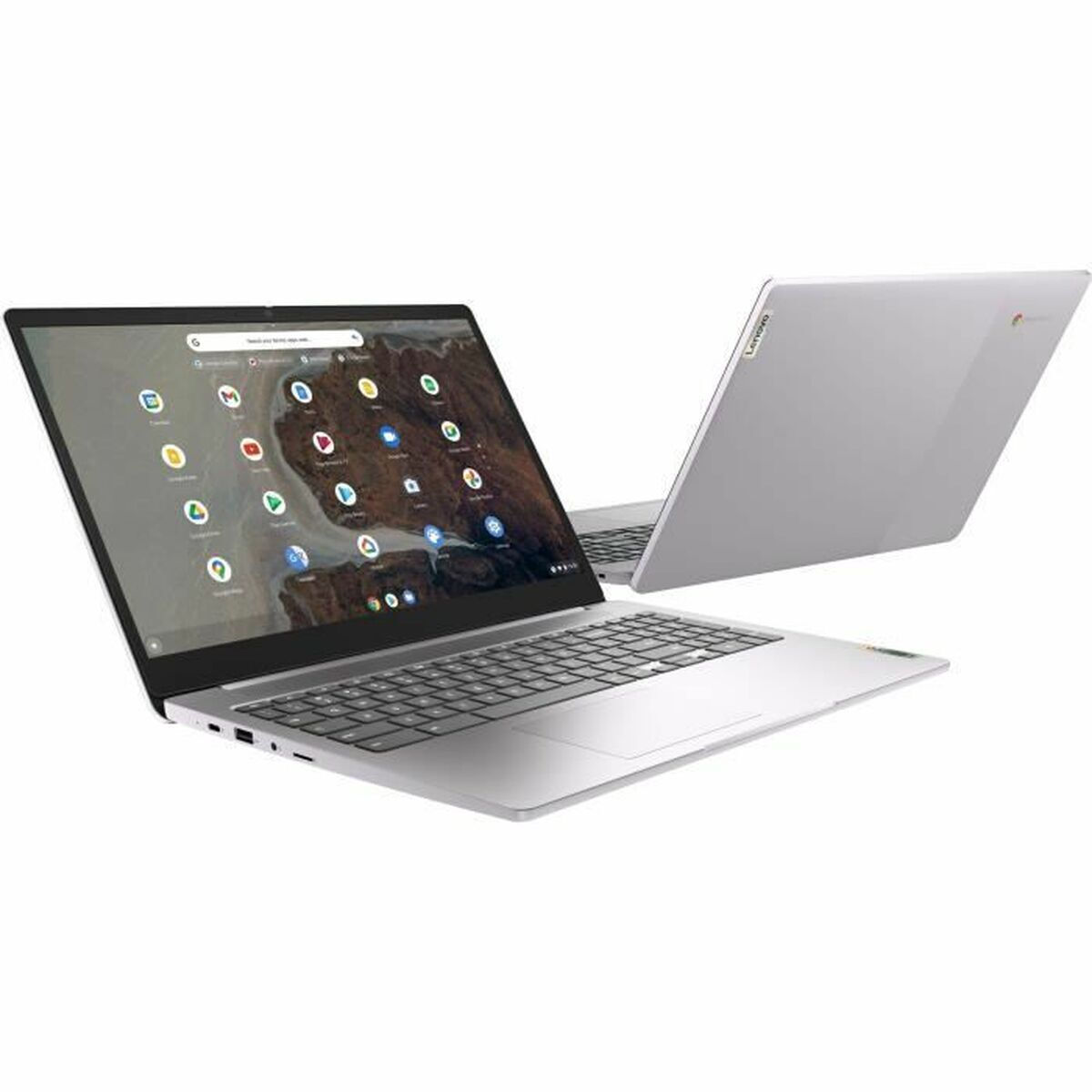 Lenovo IdeaPad 3 Chrome 15IJL6 15.6" FHD (Celeron Dual Core-N4500/4GB/64GB SSD/Chrome OS) Arctic Grey (US Keyboard) view 3