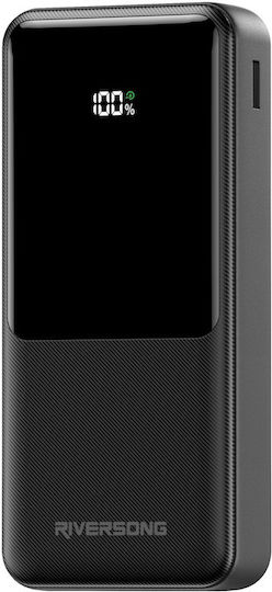 Riversong Horizon 20 Pro Power Bank 20000mAh 22.5W With USB-A Output Port And USB-C Output Port Black view 2