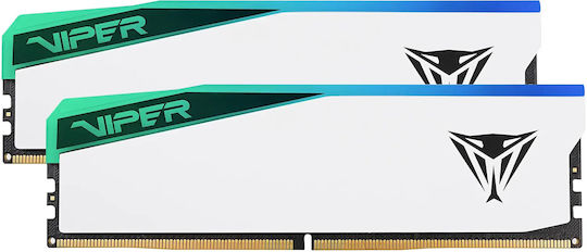 Patriot Viper Elite 5 DDR5 32GB RAM with 2x16GB Modules for Desktop PVER532G60C30KW view 1