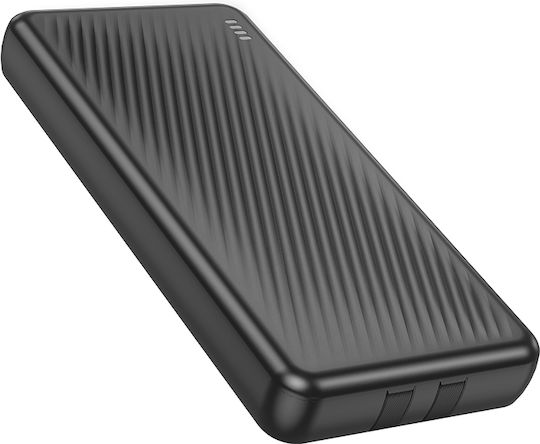 Borofone BJ57 Power Bank 10000mAh 22.5W with 2 USB-A Ports and USB-C Port Power Delivery / Quick Charge 3.0 Black vue 4