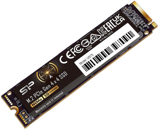 Silicon Power US75 SSD 1TB M.2 Type With PCI Express 4.0 Connection PS5 Compatible SP01KGBP44US7505 view 5