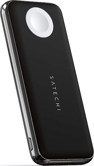 Satechi Quatro Wireless Power Bank 10000mAh 18W with USB-A Port and USB-C Port Quick Charge 3.0 / Power Delivery Black