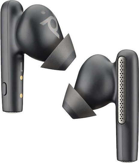 HP Poly Voyager Free 60 UC M Carbon Black Earbuds +BT700 USB-C Adapter +Basic Charge Case Bluetooth Handsfree Earphones with Charging Case Black view 3