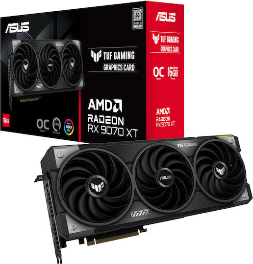 Asus Radeon RX 9070 16GB GDDR6 OC Edition Graphics Card view 1