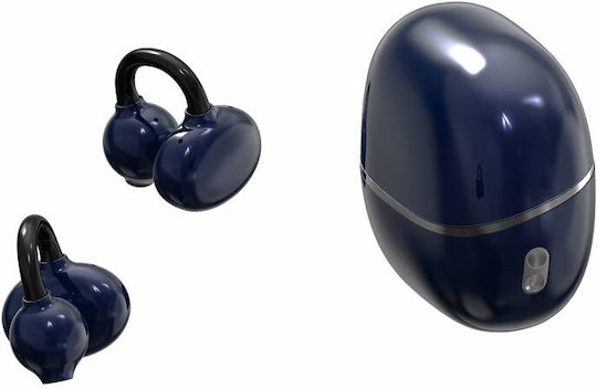 Ldnio T09 Open Ear Bluetooth Handsfree Earphones with Charging Case Blue view 5