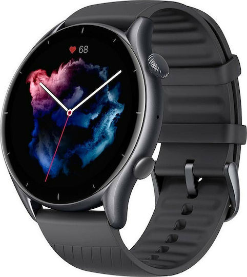 Amazfit GTR 3 Aluminium 46mm Waterproof Smartwatch with Heart Rate Monitor (Thunder Black) view 2