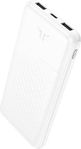 Hoco DB90 Power Bank 10000mAh with 2 USB-A Ports White