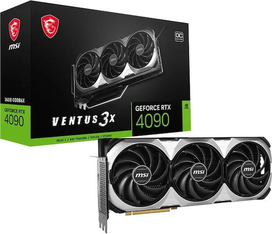 MSI GeForce RTX 4090 24GB GDDR6X Ventus 3X E OC Graphics Card