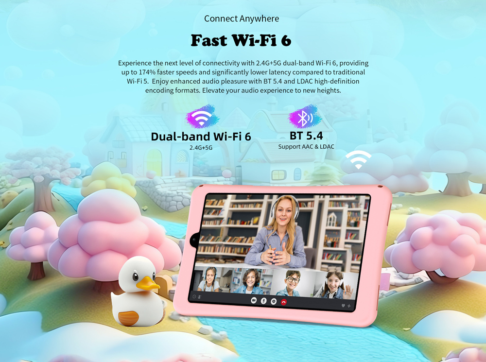 Teclast P85 Kids 8" Tablet (3GB/64GB) Pink view 8