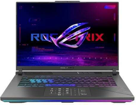 Asus Rog Strix G16 G614JVR-N4081 16" QHD+ 240Hz (i9-14900HX/32GB/1TB SSD/GeForce RTX 4060/No OS) Eclipse Grey view 5