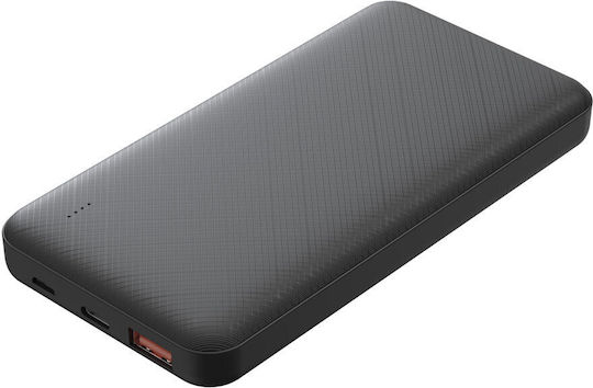 Diva PB-102B Power Bank 10000mAh with USB-A Port and USB-C Port Black