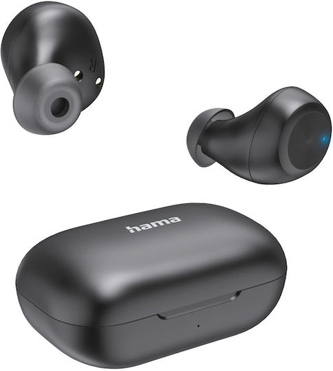 HAMA Spirit Chop II In-ear Bluetooth Handsfree Earphones with Sweat Resistance and Charging Case Black view 4