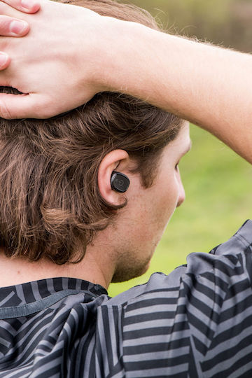 Lenco EPB-440 In-ear Bluetooth Handsfree Earphones with Sweat Resistance and Charging Case Black vue 6