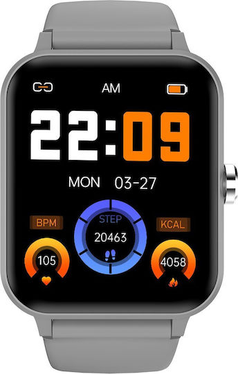 BlackView R30 Smartwatch with Heart Rate Monitor (Gray) view 2