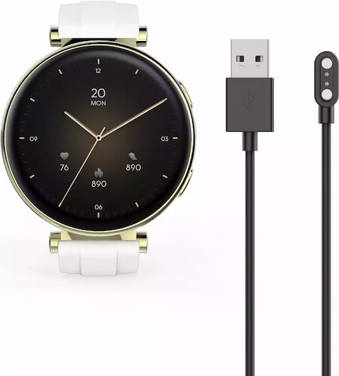 HAMA 7000 43mm Smartwatch with Heart Rate Monitor (White) view 3
