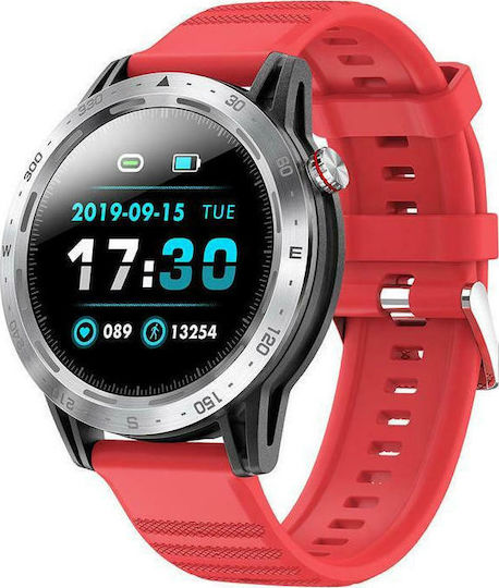 Colmi Sky 7 Pro Smartwatch with Heart Rate Monitor (Red) view 1