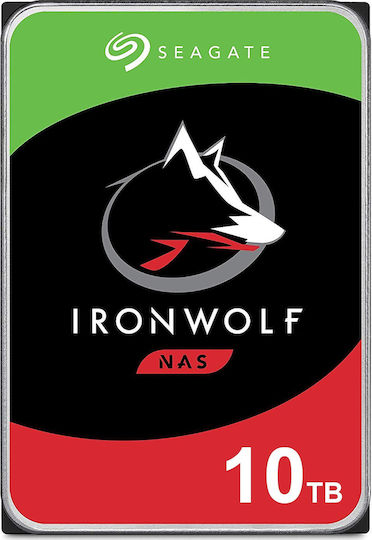 Seagate Ironwolf 10TB HDD Hard Drive 3.5" SATA III 7200rpm with 256MB Cache for NAS ST10000VN0008