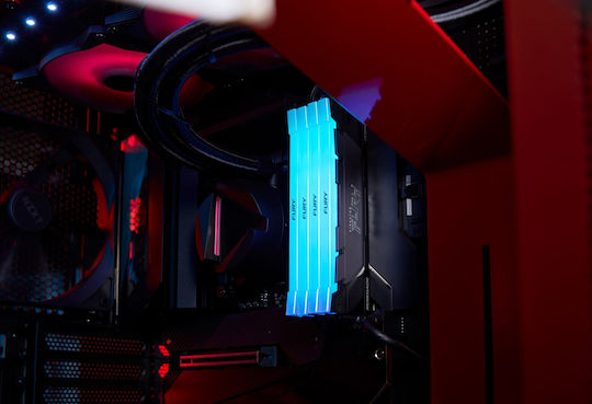 Kingston FURY Renegade RGB DDR4 16GB RAM with 2x8GB Modules and Speed 4000 for Desktop KF440C19RB2AK2/16 view 6