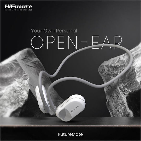 HiFuture Future Mate In-ear Bluetooth Handsfree Earphones with Sweat Resistance Silver/White view 7
