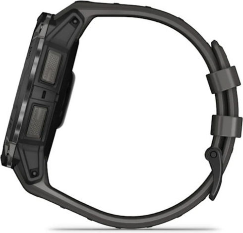 Garmin Instinct 3 AMOLED Aluminium 50mm Waterproof Smartwatch with Heart Rate Monitor (Black with Charcoal Band) view 7