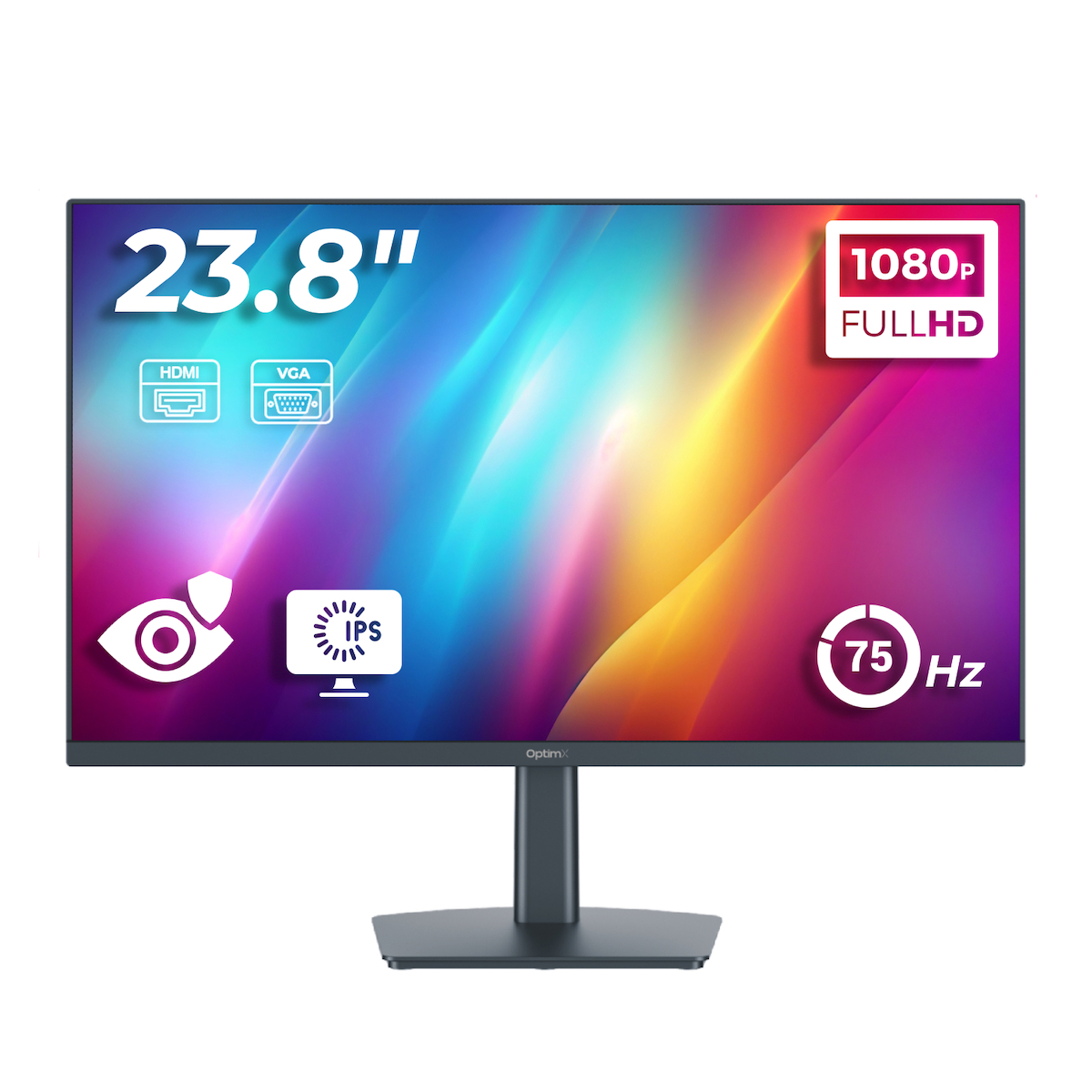 OptimX OptimX SE40IF IPS Monitor 23.8" FHD 1920x1080 view 3
