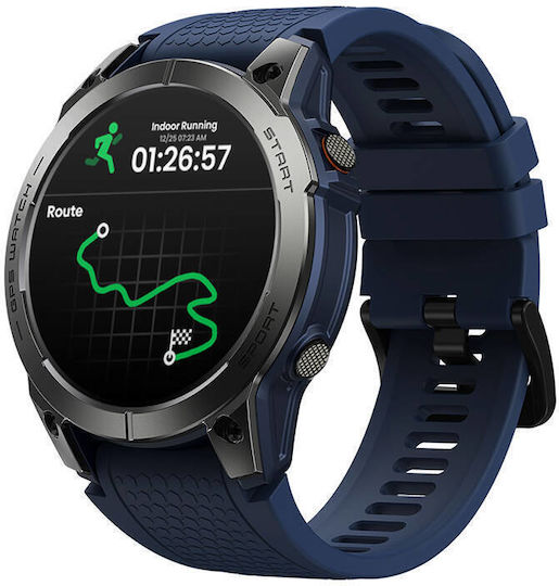 Zeblaze Stratos 3 Pro Aluminium Smartwatch with Heart Rate Monitor (Blue)