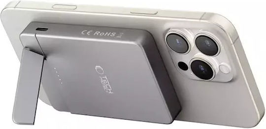 Tech-Protect PB14 MagSafe Power Bank 5000mAh 7.5W with USB-C Port Gray view 4
