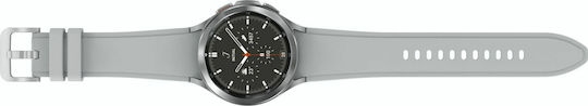 Samsung Galaxy Watch4 Classic 4G Stainless Steel 46mm Waterproof with eSIM and Heart Rate Monitor (Silver) view 4