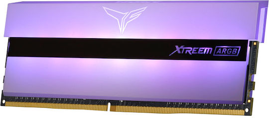 TeamGroup T-Force Xtreem ARGB White 16GB DDR4 RAM with 2 Modules (2x8GB) and 3600 Speed for Desktop (TF13D416G3600HC18JDC01) view 4