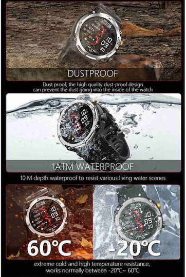 Jaga JS14 Pro Smartwatch with Heart Rate Monitor (Black) view 6