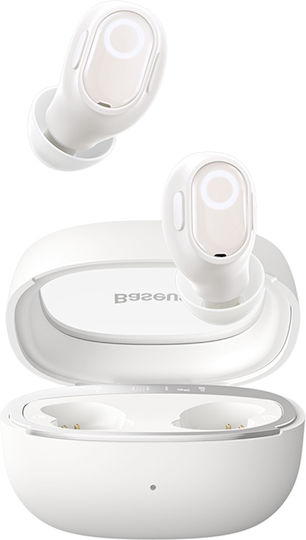 Baseus Bowie WM02+ In-ear Bluetooth Handsfree Earphones with Charging Case White view 1