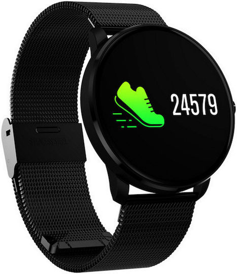 Concept FIT 007 Stainless Steel Smartwatch with Heart Rate Monitor (Gray)