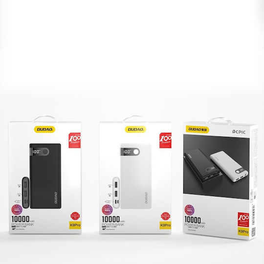 Dudao K9Pro-02 Power Bank 10000mAh with 2 USB-A Ports Black view 7