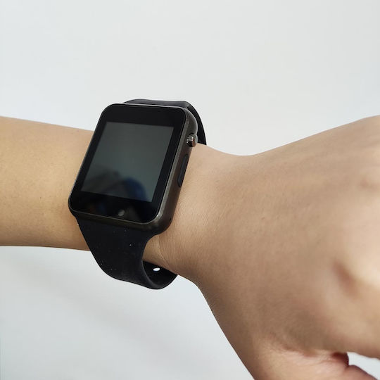 Andowl A4 Smartwatch with SIM and Heart Rate Monitor (Black) view 6