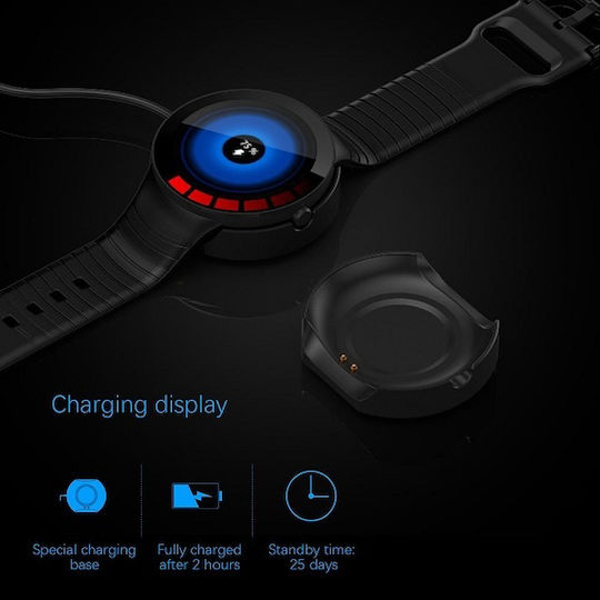 E3 Smartwatch with Heart Rate Monitor (Black) view 7