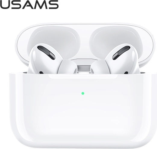 Usams US-YM001 In-ear Bluetooth Handsfree Earphones with Charging Case White view 2
