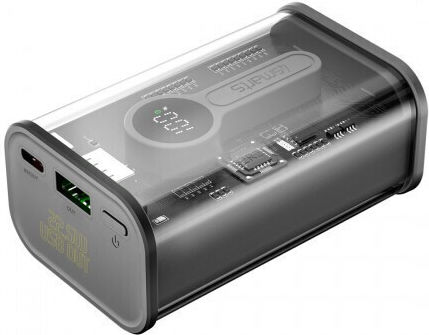 4Smarts Lucid Block Power Bank 9000mAh 22.5W with USB-A Port Quick Charge 3.0 Gray
