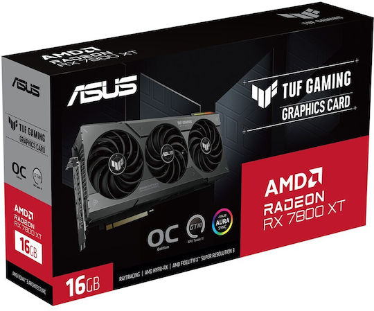Asus Radeon RX 7800 XT 16GB GDDR6 TUF Gaming OC Graphics Card view 5