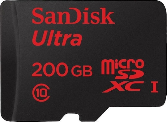 Sandisk Ultra microSDXC 200GB Class 10 UHS-I 90MB/s with Adapter view 2