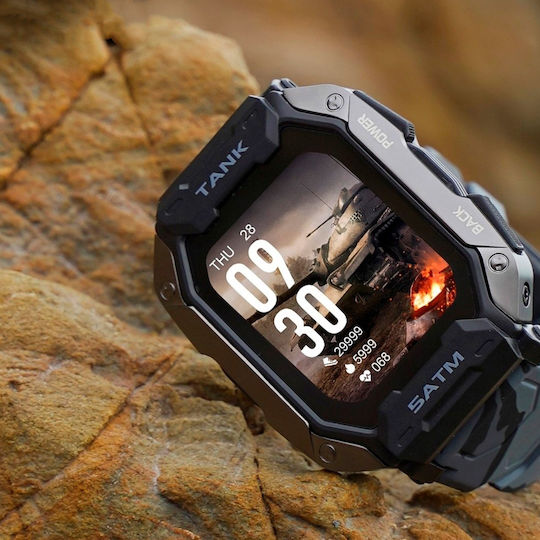 Kospet Tank M1 Waterproof Smartwatch with Heart Rate Monitor (Green) view 7