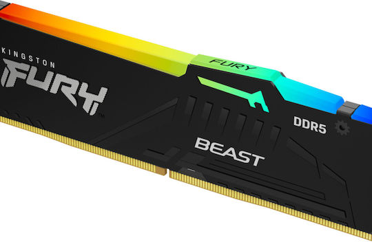 Kingston Fury Beast RGB DDR5 with Module 1x32GB and Speed 6000 for Desktop KF560C30BBEA-32 view 4
