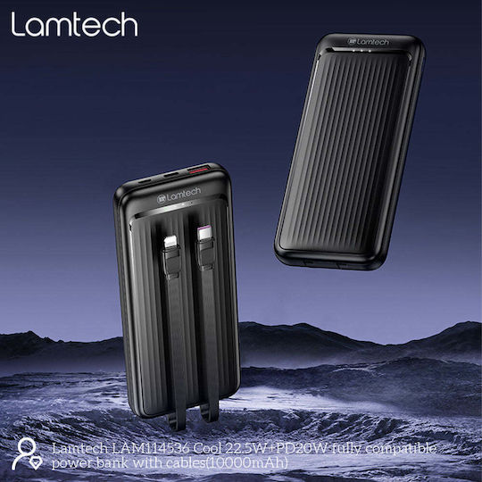 Lamtech Power Bank 10000mAh 22.5W with USB-A Port Black view 7